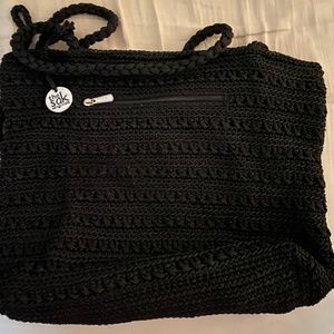 The Sak Originals Black Crochet Purse